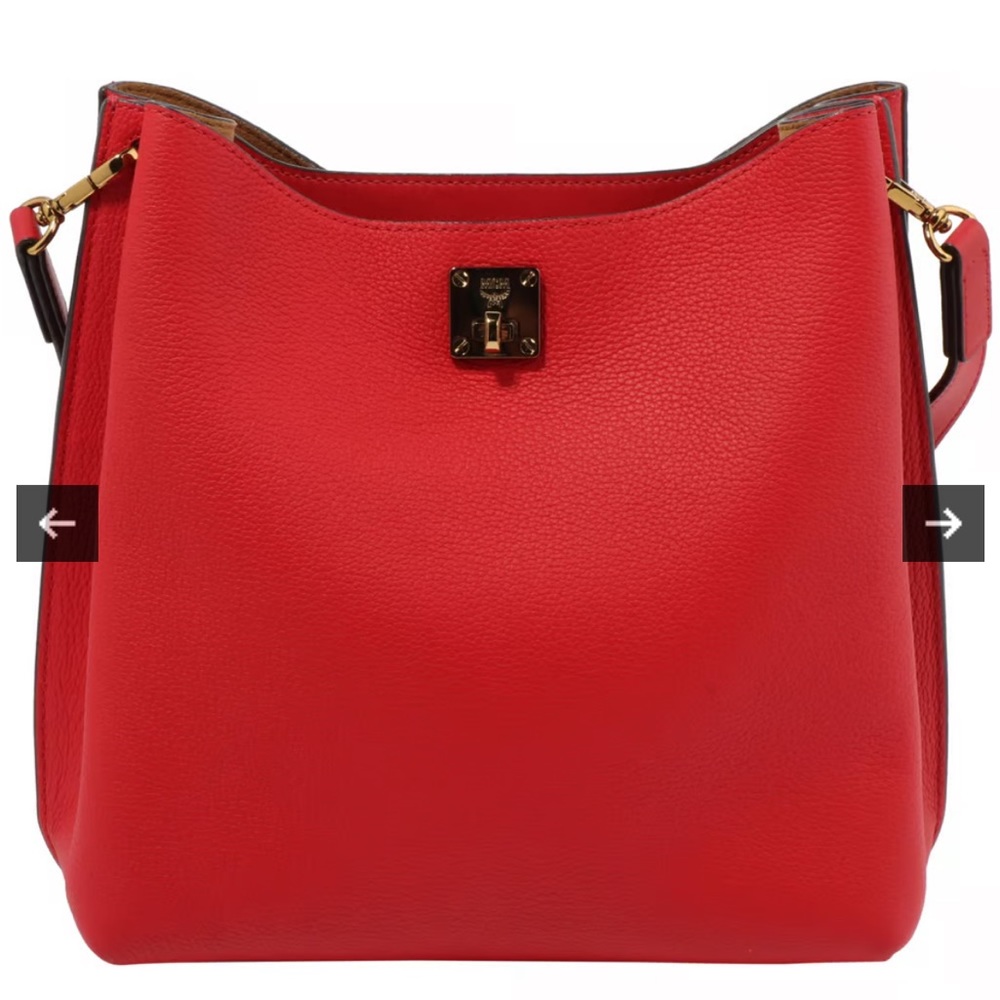 BRAND NEW MCM red purse perfect condition